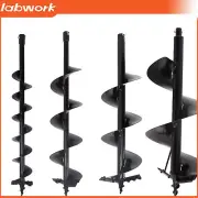 Post Hole Digger Auger 100mm 150mm 200mm 300mm Ground Garden Drill Bit W/ Blades