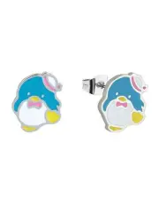 [Couture Kingdom] ECC Sanrio Hello Kitty Tuxedo Sam Stud Earrings 12mm in Silver