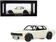 Autoart 1972 Nissan Skyline GT-R (KPGC-10) Racing White 1/18 Diecast Car 87279