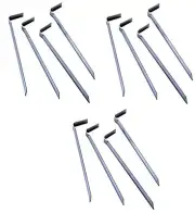 (3) 4 packs Suncast SS400 Metal Edging Anchor Hold Down Stakes 12 total stakes