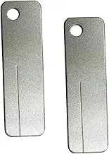 HOMSFOU 2pcs Whetstone Sharpening Stone Sharpening Stones for Knives Cutter Grinding Tools Home Sharpening Stone Grinding Sharpener Outdoor Sharpening Stone Silver