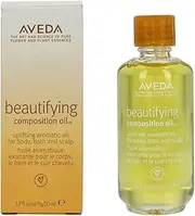 Aveda Beautifying Composition Oil | Bath, Body & Scalp | with Certified Organic Safflower & Olive Oil | Aroma of Certified Organic Rosemary, Lavender, Bergamot, 1.7 Fl Oz