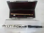Piccolo Flute C Key Split E w/Wood Case Free Fast Shipping