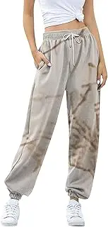 [Generic] Revealing Yoga Pants Joggers Pants Workout High Waisted Yoga Pants with Pockets Linen Pajamas Women