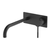 20% OFF Poco Knurled Wall Basin/Bath Set with 220mm Spout MATT Black