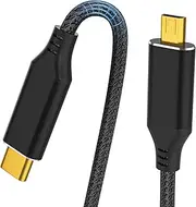 4K USB C to Micro HDMI Cable 6 Feet, 4K@60Hz/2K@120Hz Type-C to Micro HDMI for MacBook, iPad Pro, iPhone 15, Galaxy S23, Steam Deck, ROG Ally, Laptop to Portable Monitor Cable