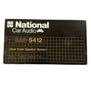 National Car Audio. EAB-S412 Dual Cone Speaker System Brand New