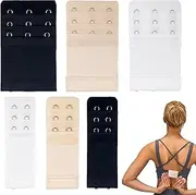 [Generic] Bra Strap Extender - 2 Hook 3 Hook Bra Extenders | Elastic Extension Buckle Comfortable Strap For Girls Pregnancy Breastfeeding