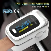 Medical Finger Pulse Oximeter Blood Oxygen Heart Rate Saturation Meter Monitor