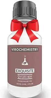 Pheromones For Women (EXQUISITE) - Elegant, Ultra Strength Organic Fragrance Body Perfume Oil 15mL Concentrate [Human Grade Pheromones to Attract Men]
