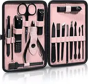 Queensland Quintessentials Manicure Kit for Women - Complete Nail Care Set with Toenail Clippers for Thick Nails - Ideal for Seniors - Professional Nail Nippers & Clippers - Perfect for Home Use