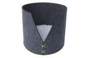 Cat Bed Nest Felt Plush Fabric Cozy Pod Lounge Comfort (Grey - 37*37*75cm)