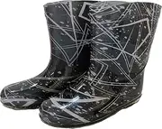 [中谷-傘] Nakatani Rain Shoes, Go for it, Black, Size 22 cm
