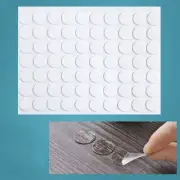 70 stickers Round Traceless Transparent Double-sided Tape Adhesive Fixed Sticker