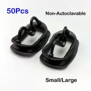 50*Dental Teeth Whitening Mouth Prop Opener Cheek Retractor Props Silicone Black