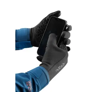 Rab 英國 男 Phantom Contact Grip Glove 輕量防風防滑可觸控手套 QAH51BL 綠野山房