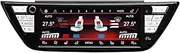 Compatible for BMW 5 6 Series G30 G31 M5 F90 X3 X4 G01 G02 X3M X4M F97 F98 2018-2021 Digital LCD AC Heater Climate Control Switch Panel