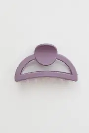 Purple Matte Semicircle Hair Claw