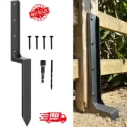 Thickened Fence Post Repair Kit, Steel Fence Post Stakes, Anchor Ground Spike...