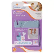 10pc Dreambaby Heat Alert Watch Your Step Baby Anti-Slip Safety Bath Mats/Strips