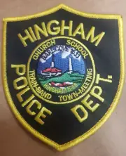 MA Hingham Massachusetts Police Patch