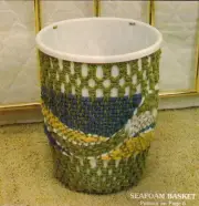 Decorative Macrame Basket Cover Pattern - Craft Book: #AC1 Accents