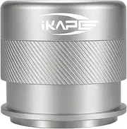 [IKAPE] Coffee Products, 53MM Espresso Tamper, Premium Barista Calibrated Tamper with Spring Loaded, 100% Stainless Steel Compatible 54MM Breville Bottomless Portafilter (Silver) TAM-V4