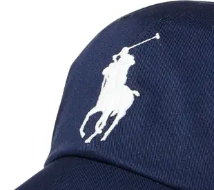 美國百分百【全新真品】Ralph Lauren 帽子 RL 棒球帽 Polo 大馬 男帽 配件 老帽 黑/深藍 C482