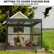 Bird Net 25'x50' Bird Netting for Chicken Coop Roof, Nylon 3/4" Mesh Netting Poultry Netting For Fruits Trees Plant, Aviary Netting Deer Fence