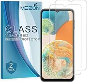 [MEZON] [2 Pack] Tempered Glass for Samsung Galaxy A23 5G - Crystal Clear Premium 9H HD Screen Protector - Case Friendly, Shock Absorption (Galaxy A23 5G, 9H)