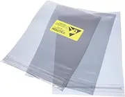 uxcell Anti Static Bags Shielding Bag 50pcs 4x6.3inch(10x16cm) Resealable with Labels for Hard Drive HDD SSD PCB Board
