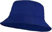 [reshmena] Kids Bucket Hat Reversible Unisex Hat Boys Girls Cotton Fishing Hats for Camping, Hiking, Traveling, Baseball Cap, Football Summer Beach Sun Hat Plain Colours