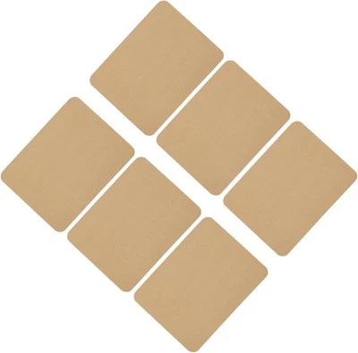 MECCANIXITY 6Pcs Iron on Patches Fabric Repair Iron-On Mending Khaki