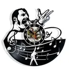 Freddie Mercury Vinyl Wall Clock - Retro Decor - Unique Home Accent