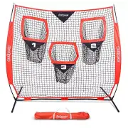 GoSports 6’ x 6’ Football Target Bow Net | Improve QB Accuracy, Passing and More
