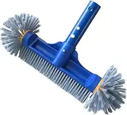 Pool Scrubber Brush | Pool Scrubbing Brush with Round Ends,Strong Nylon Bristle Scrubber for Outdoor Spa Pond Deck Backyard Bathroom Bath Tub Tile Floor