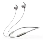 W300BT bluetooth 5.0 Dual Mic Neckband In-ear Earphone Wireless Magnetic Sports Headphone for Xiaomi Huawei Chinese Version GREY COLOR