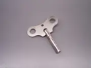 NEW KEY ONLY FITS SETH THOMAS LEGACY CLOCK MECHANISM SHOWN (NOT #124 MECHANISM)