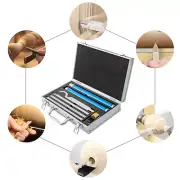 New Wood Turning Tools Carbide Tipped Lathe Tools Rougher Turning Chisels Set AU