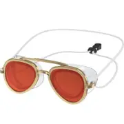 Speedo Unisex-Adult Swim Goggles Sunny Anti-fog UV Protection for Pool Game & Outdoor Sports Red