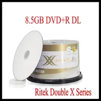 在飛比找蝦皮購物優惠-Dvd + r 等 RITEK 噴墨面白色可打印表面 8X 