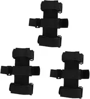 6 Pcs Water Bottle Strap Speaker Holder Bike Cup Holder Speaker Fixed Holder Bike Wireless Speaker Attachment Bike Sound Bar Strap Portable Speaker Bike Holder Nylon Black