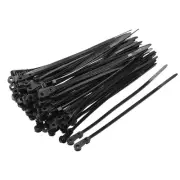 Mount Head Cable Zip Ties 6 Inch Screw Hole Nylon Wire Strap Black 120pcs