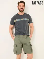 FatFace Bude Green Cargo Shorts (AJ1396) | $106