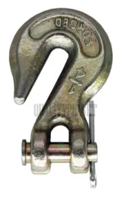(G30) 3/8" 5/16" 1/4" Clevis Chain Grab Hook Wrecker Tow Chain Truck Trailer