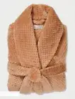 Peter Alexander Women Caramel Jacquard Dressing Gown Robe Size L