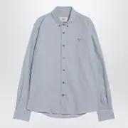 [Ami Paris] Light Blue Ami De Coeur Shirt L Blue