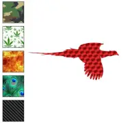 Pheasant, Vinyl Decal Sticker, 40 Patterns & 3 Sizes, #7063