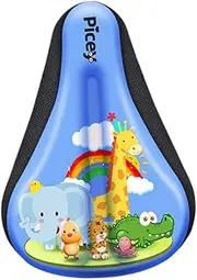 STARTIST Kids Bike Seat Cushion Cover Protector Small Anti Slip Memory Foam Soft Comfortable Kids Bike Seat Cover Cycling Accessories