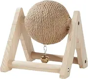 Generic Rabbit Sisal Claw of Ball Rabbit Scratch Toy Ball Furniture Protection, Portable